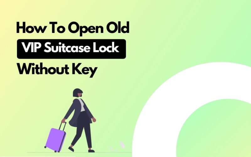 How To Open Old VIP Suitcase Lock Without Key 