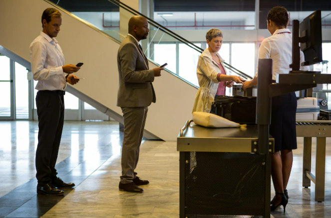 screening process at the airport