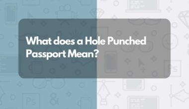 What does a Hole Punched Passport Mean?