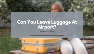 Can You Leave Luggage At Airport?