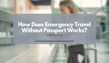 How Does Emergency Travel Without Passport Works?