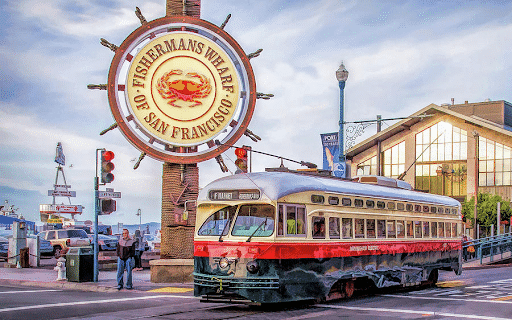 A snapshot of the Fisherman's Wharf