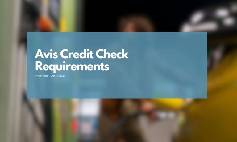 A visual representation of the requirements for an Avis credit check process, highlighting key criteria and steps involved.