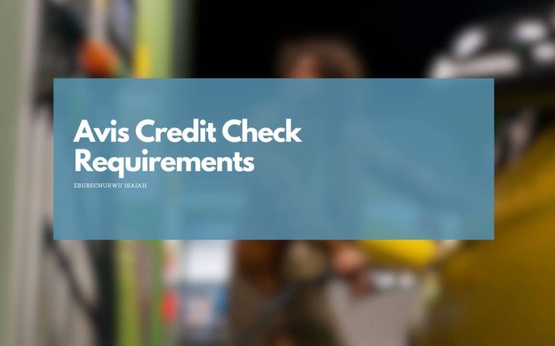 A visual representation of the requirements for an Avis credit check process, highlighting key criteria and steps involved.